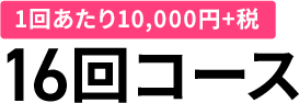 1回あたり10,000円+税 16回コース